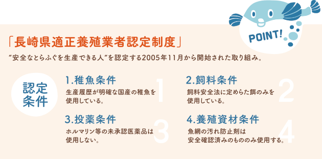 長崎県適正養殖業者認定制度