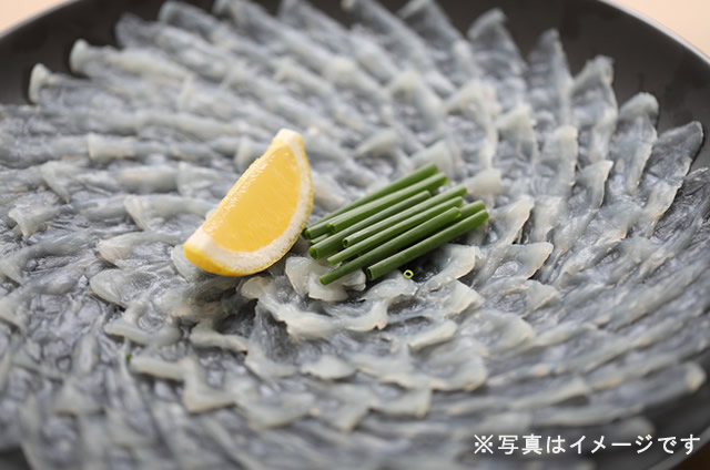 とらふぐ刺身とちり鍋セット3～4人前（白子・茶漬け付）