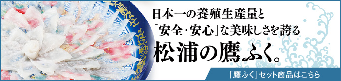 日本一の養殖生産量と「安全・安心」な美味しさを誇る松浦の鷹ふく。